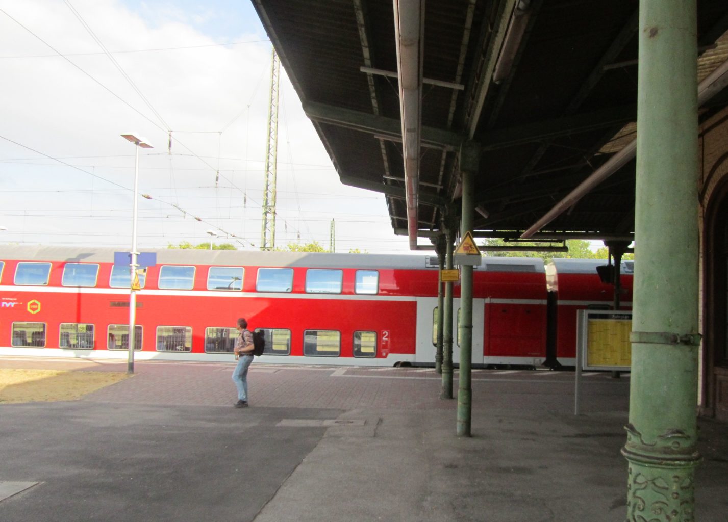 Regionalexpress am Dürener Bahnhof