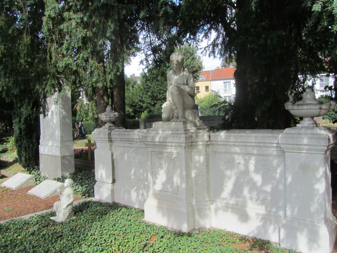 Evangelischer Friedhof Grab Benno und Luise Schoeller