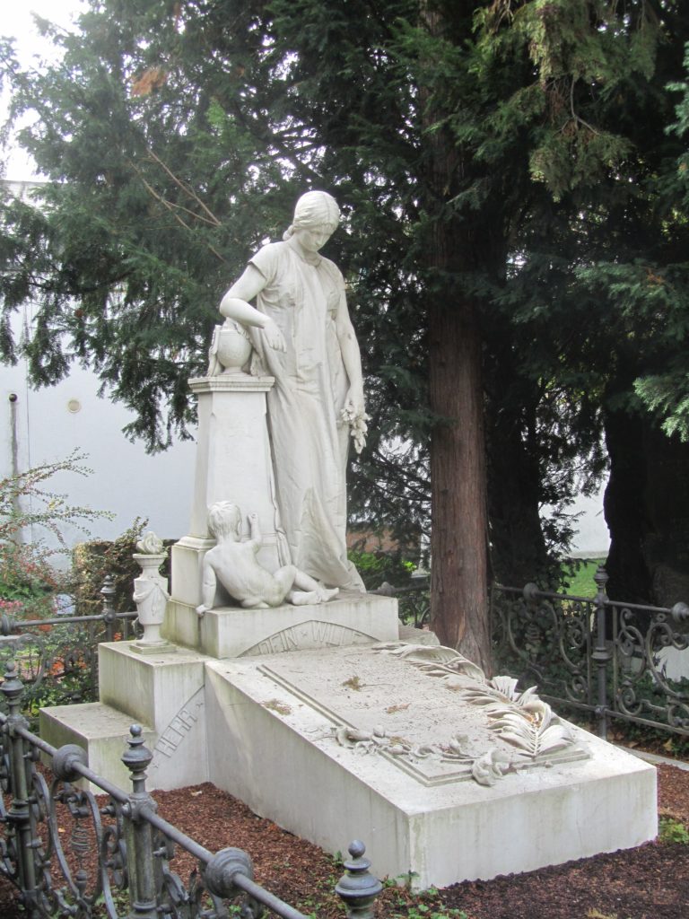 Evangelischer Friedhof Grab Felix Heinrich Schoeller
