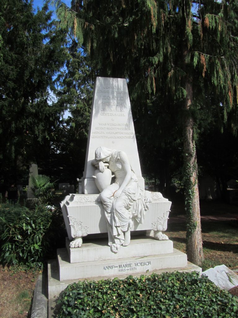 Evangelischer Friedhof Grab Leopold Hoesch