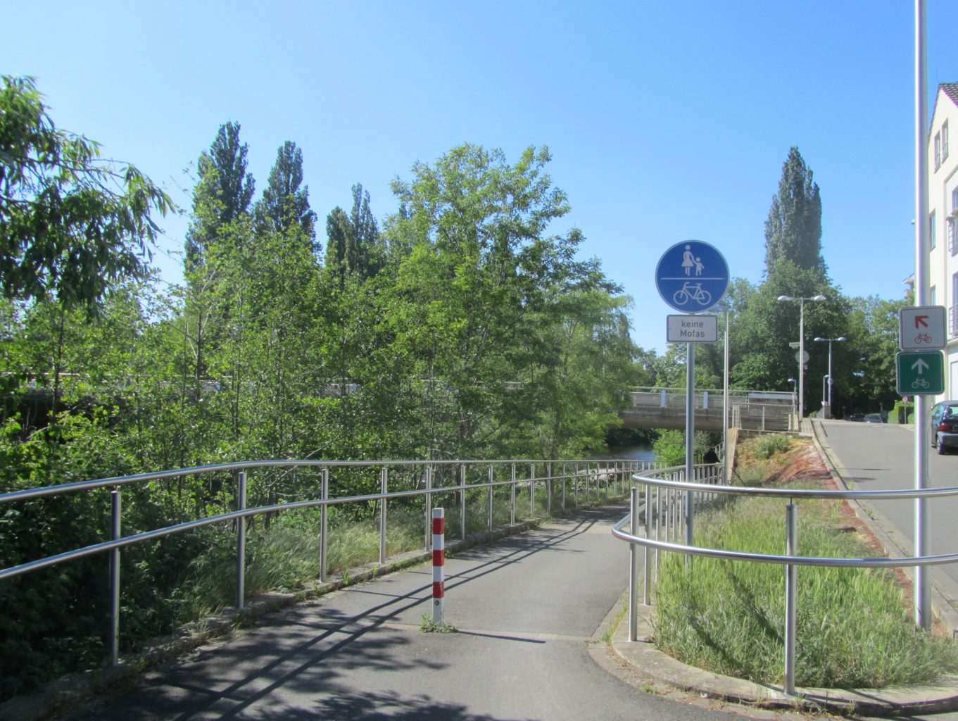 Radweg Brücke Aachener Straße