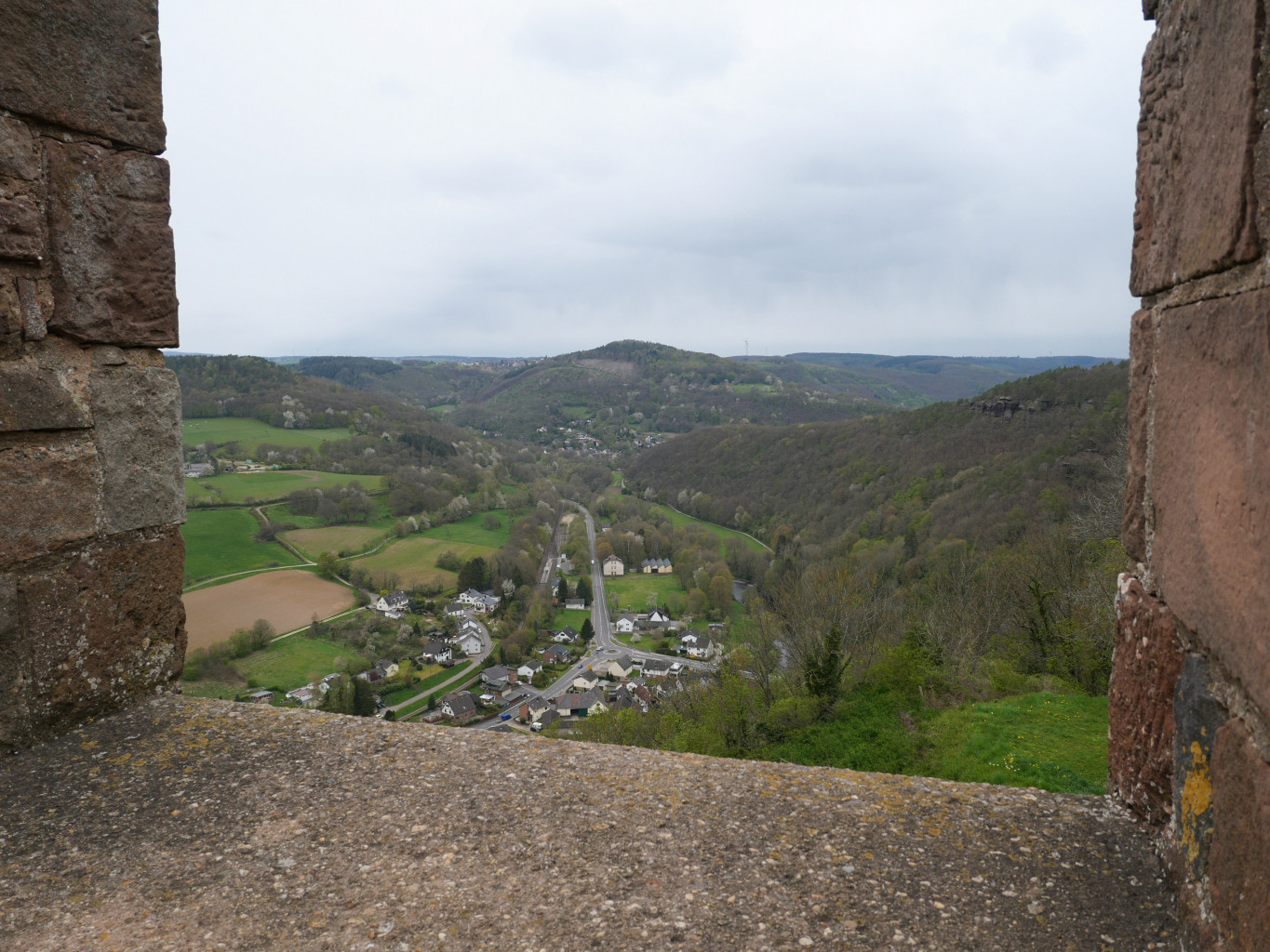 Ausblick vom Turm der Burg Nideggen