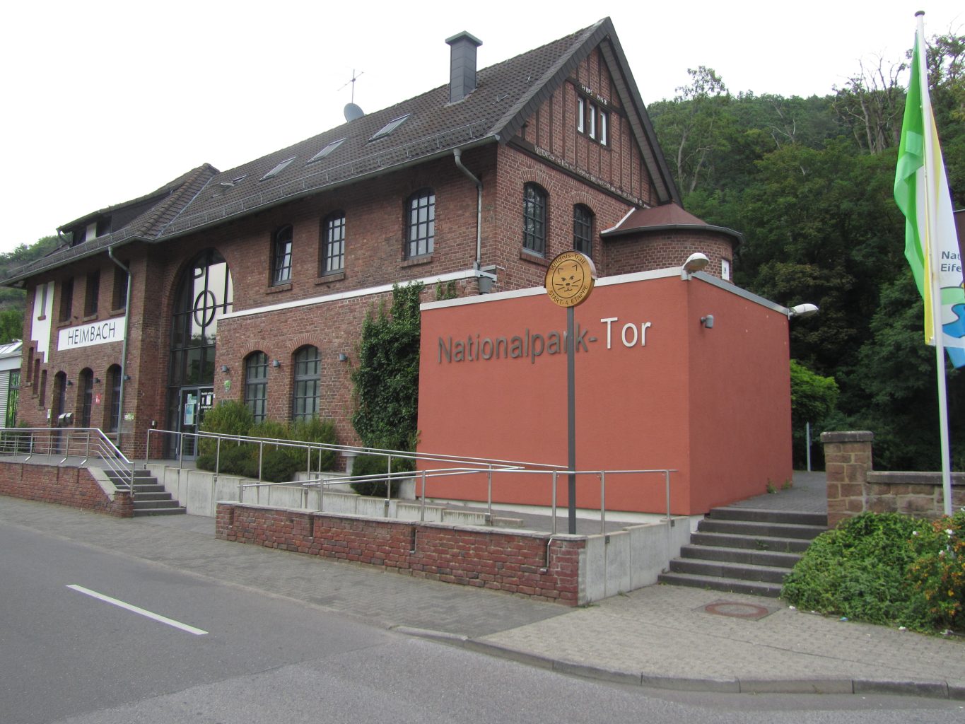 Bahnhof Heimbach mit Nationalpark-Tor