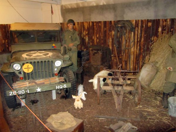 Militär-Fahrzeug im Museum Hürtgenwald 1944
