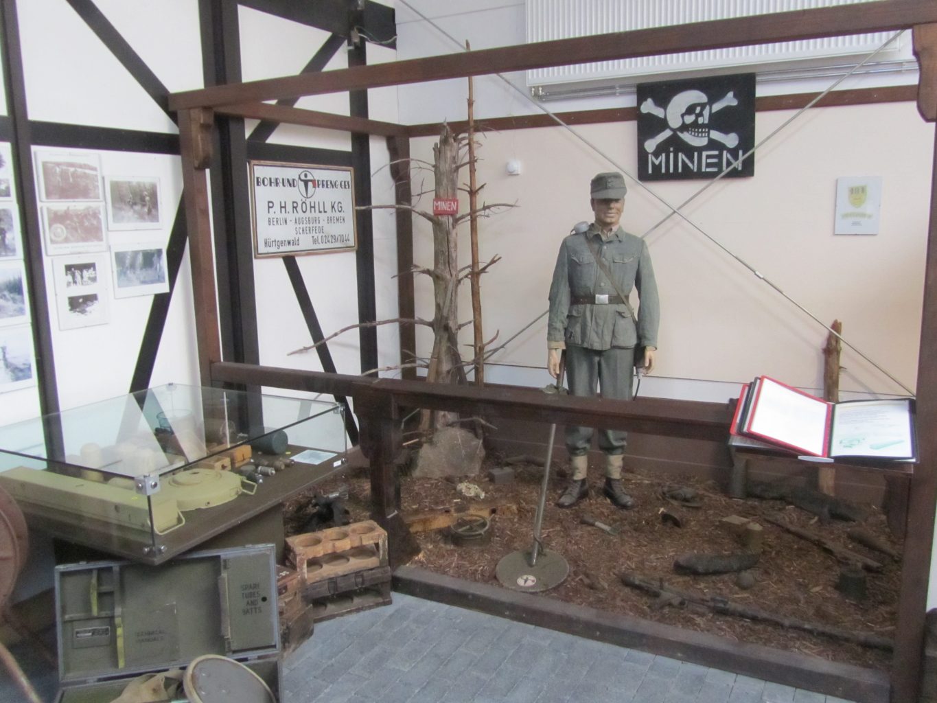 Museum Hürtgenwald 1944 und im Frieden Minensucher